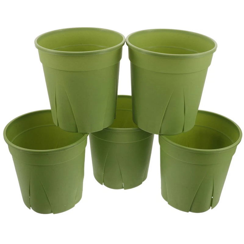 5 Pcs Plastic Garden Plant Nursery Pot Pots for House Plants Growing Garden Plants
