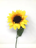 Sunflower Floral Pick Large 26Ó Pick 6Ó Bloom Artificial Silk Single Floral Pick Sunflower
