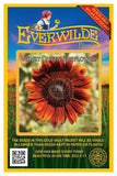 1 Oz Velvet Queen Sunflower Wildflower Seeds - Everwilde Farms Mylar Seed Packet Garden Plants