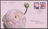 Canada #3375-3376, Ranunculus, Type 2, Official First Day Cover, FDC 2023 Ranunculus