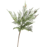 Package of 2 Green Sparkling Mesh Poinsettia 25" Stems Green Plant