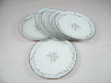 (6) 6" SAUCER PLATES, NORITAKE CHINA 5815, JAPAN, LILY OF THE VALLEY FLOWERS Lily