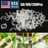 Plant Support Clips Useful Tomato Veggie Garden Trellis Twine Greenhouse USA Garden Plants