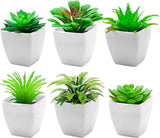 Artificial Succulent Plants in Pots Decor Green Plant