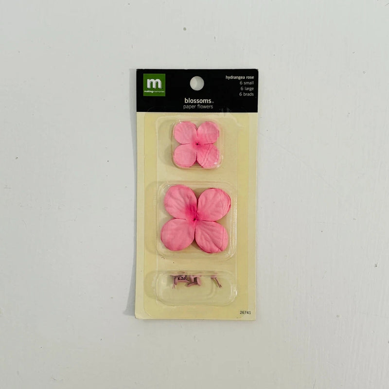 Making Memories Blossoms Paper Flowers Hydrangea