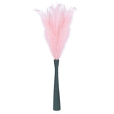 6PCS Faux Pampas Grass Decor Tall, 43"/109cm Artificial Fluffy Grass Stems, Pink Pampas Grass