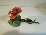 Garden Porcelain Sculpture Collection Carnation Flower Figurine Carnation