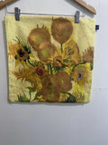NWOT Beautiful VAN GOGH  MUSEUM SUNFLOWERS  PILLOW COVER 16Ó X 16Ó Sunflower