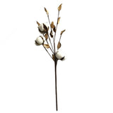 45 Cm Cotton Artificial Flowers Dried Stem Dry Branches for Decoration Bolls Dried Flower