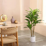 Artificial Dracaena Plant Outdoor Fake Plants, Artificial Brazil Iron Tree Green Plant