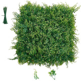 Uimoso Artificial Plant Wall Panels 12PCS 20 x 20 in Faux Boxwood for Greenery Green Plant