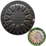 AUTUMN DIY Series Sunflower Durable Stepping Stone Mold, Concrete Cement Mold Sunflower