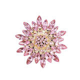 Sunflower Rhinestone Brooch for Women Daisy Brooch Pins with Crystal Flower Acce Sunflower