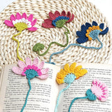 Crochet Bookmark, Bee, Mini Cat, Sunflower, Flower, Gift For Readers Sunflower