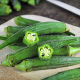 75 EMERALD OKRA SEEDS. NON - GMO.Ê FRESH FOR GARDENS Garden Plants