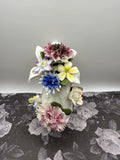 Vintage Royal Doulton Flowers Vase Figurine Bone China Roses Carnations READ Carnation
