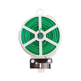 US 328FT 100M Kitchen Bag Gardening Plant Green Twist Tie Wire Roll With Cutter Green Plant