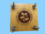 The National Trust Wooden Flower Press With Metal Bolts & Layers 4.25Ó Dried Flower