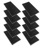 10 Pcs Plastic Growing Tray with 128 Cells for Garden and Bonsai Garden Plants