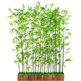 50Pcs Mini Artificial Plants Branches Decoration Green Leaves Office Greenery Green Plant