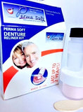 Perma Soft Denture Reliner Kit --1 Kit -Reline for UPPER or LOWER  Denture Roses