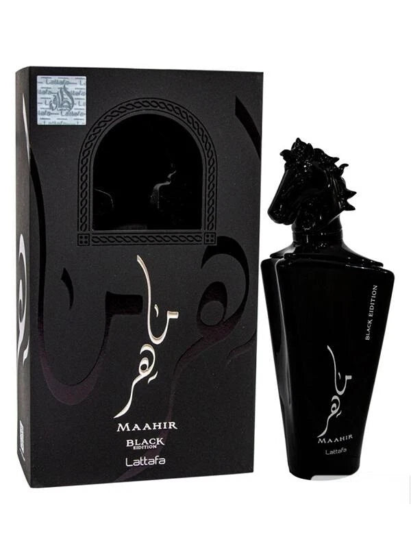 Maahir Black Edition by Lattafa 100ml Spray - Free Express Shipping ORIGINAL EDP