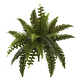 Nearly Natural 14" Boston Fern Artificial Plant (Set of 6) in Green Green Plant