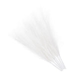 Faux Pampas Grass Fake Pampas Grass Decor, 17.7"/45cm / White / 6 Pcs Pampas Grass