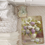 3D Hydrangea Flower Vase NBC1944 Game Rug Mat Elegant Photo Carpet Mat Fay 2023 Hydrangea
