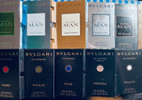 Bvlgari Perfume Sample Spray 1.5 ml/.05oz - Choose Scent Combined Ship EDP