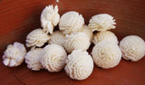 50 Small Jusmines Artificial Sola Wood Flower Diffuser Flowers 2 cm Dia. Sunflower