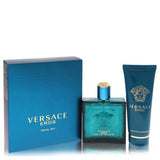 Versace Eros by Versace Gift Set -- 3.4 oz Eau De Toilette Spray + 3.4 oz Shower EDT
