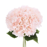 Artificial Flowers 5 Bundles, Pink Fake Hydrangea Plants for Wedding Outdoor Hydrangea