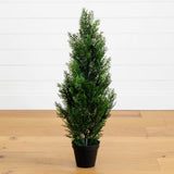 3Õ Cedar Topiary Artificial Tree UV (Indoor/Outdoor) Home Decor. Retail $89 Green Plant