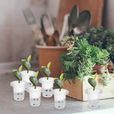 100 Pcs DIY Gardening Kit Indoor Plant Growing Baskets Hydroponics Flower Pots Garden Plants