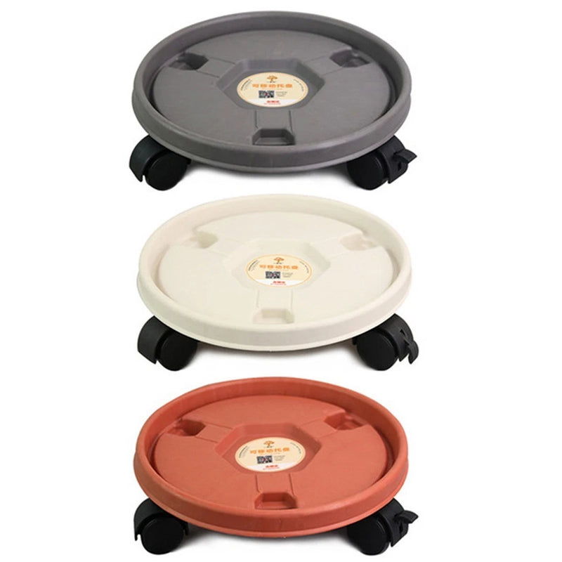 Useful Flowerpot Base Tray Removable Garden Plant Care Roller Plate Support Garden Plants