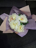 Handmade Faux Handheld Flower Bouquet For Any Occasion Peony