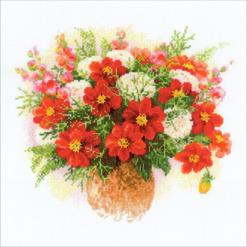Riolis Counted Cross Stitch Kits - Flowers Carnation