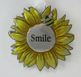 Y5 SMILE sunflower bumblebee SPRINGTIME FLOWER ORNAMENT Ganz Sunflower