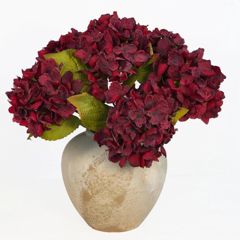 Silk Fall Artificial Silk Dried Hydrangea Flowers Artificial Fall Flowers Bouque Hydrangea