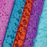 Raschel Lace Fabric FREE SHIPPING 60" Wide Polyester French Floral by the yard Flowering Plants