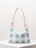 Sunflower chochet knit purses Sunflower