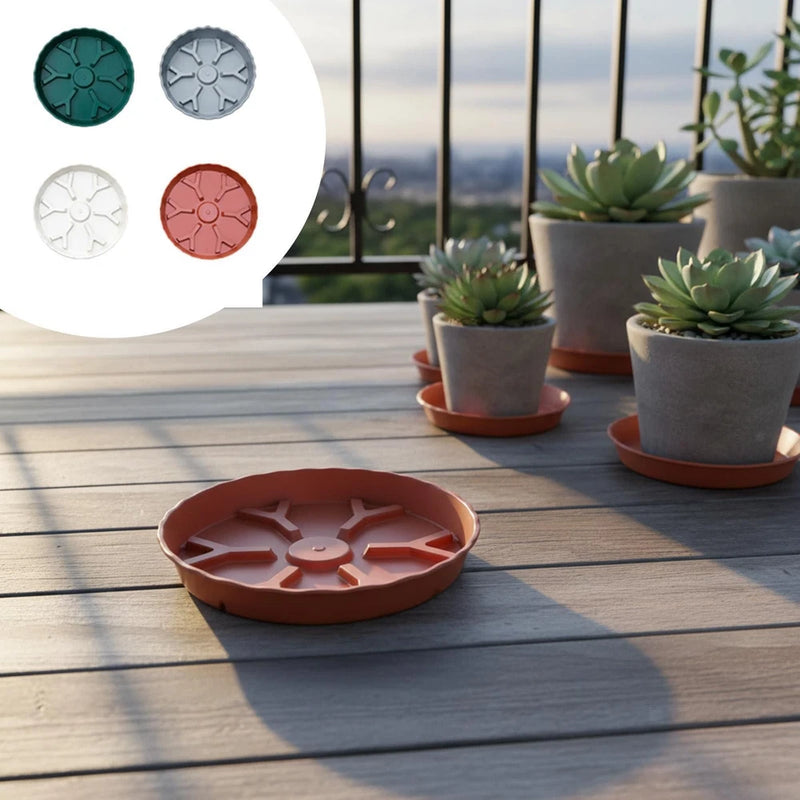 10 Pieces Plant Saucers Y Shaped Practical 8 inch for Home Courtyard Garden Garden Plants