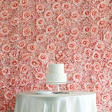 4 Blush Silk Roses Hydrangea 11 sq ft UV Protected Backdrops Vertical Panels Hydrangea