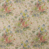 COVINGTON MACBETH BLUSH PINK GREEN WATERCOLOR FLORAL LINEN FABRIC BY YARD 54"W Flowering Plants
