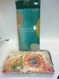 NEW Aphison Sunflower Design BIG ZIPPER AROUND WOMENS  WRISTLET WALLET Sunflower