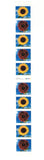 Canada - Scott 2441-2442 - Coil Gutter Strip of 10 - Sunflowers - MNH - 2011 Sunflower