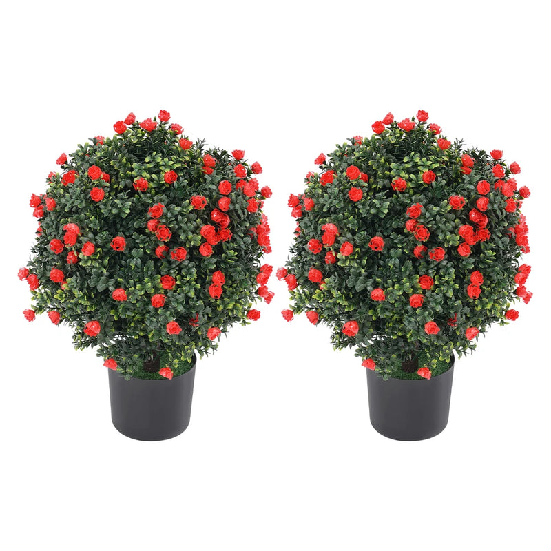 Artificial Potted Bushes Artificial Potted Plants UV Resistant Potted Plants Green Plant