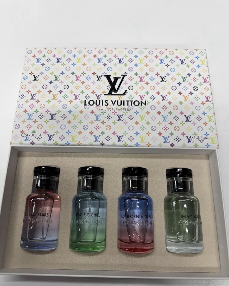 Louis Vuitton Eau de Parfum Set City of Stars Pacific Chill California Dream 4xÉ EDP