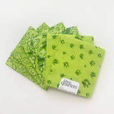 Paintbrush Studio 6 Fat Quarters - 3 Prints x 2 of Each Green Floral Geode 100% Flowering Plants